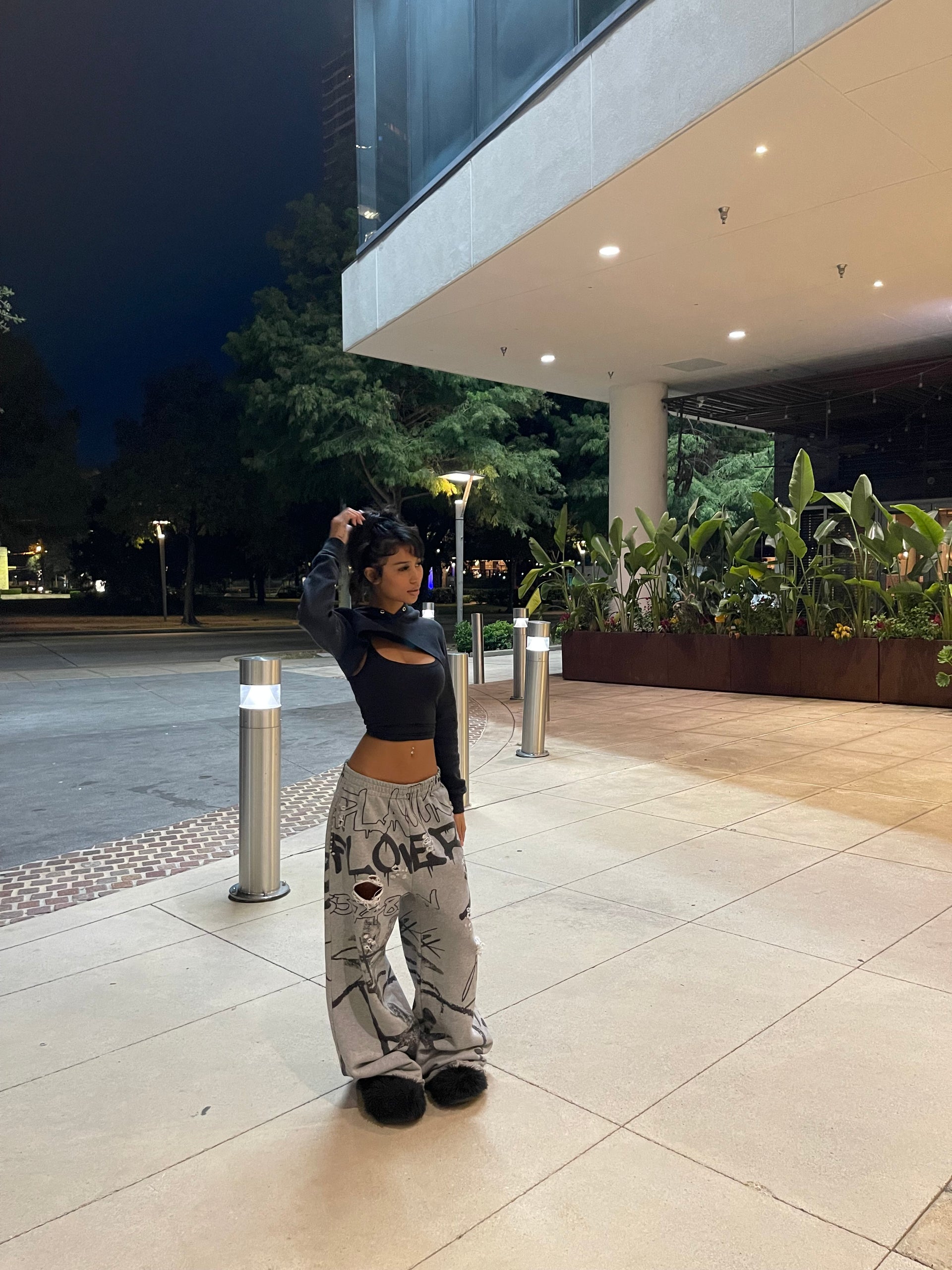 Grey Vandalsim Sweatpants