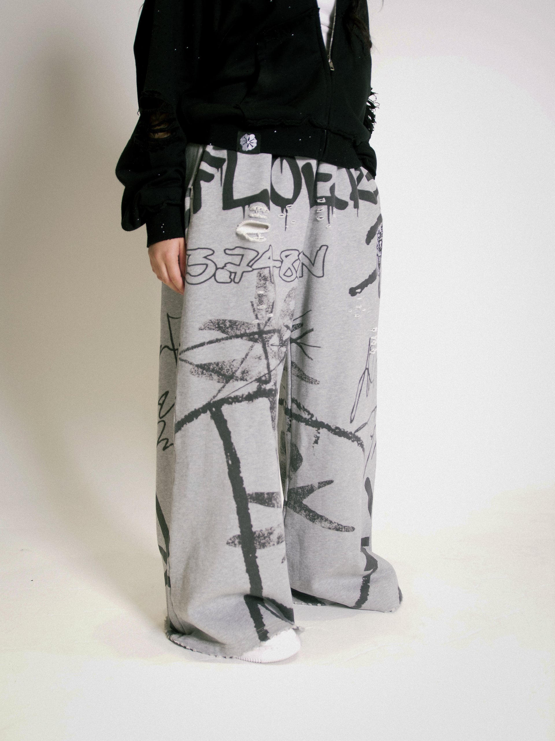 Grey Vandalsim Sweatpants